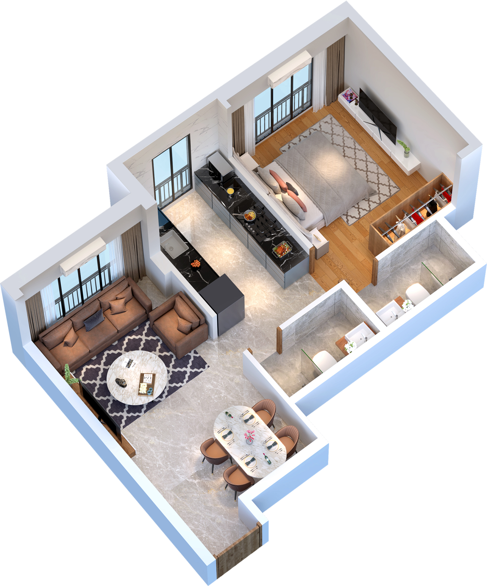 1 BHK Deluxe